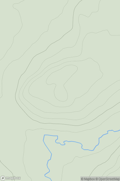 Thumbnail image for Black Hill [Tomintoul to Banff] [NJ405492] showing contour plot for surrounding peak